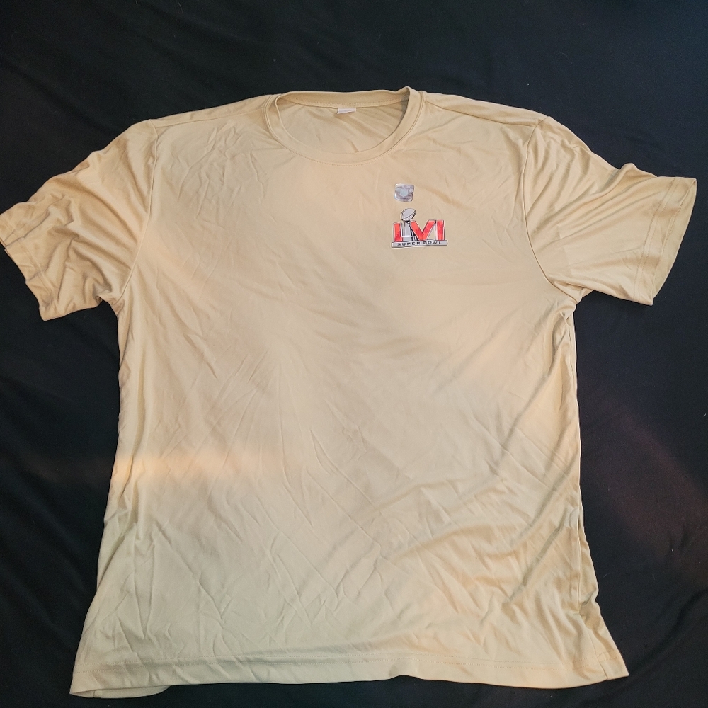 Authentic XL dri-fit Super Bowl LVI shirt